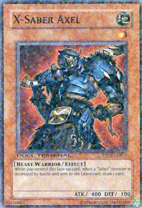 X-Saber Axel - DT01-EN019 - Parallel Rare - Duel Terminal x3 - Near Mint