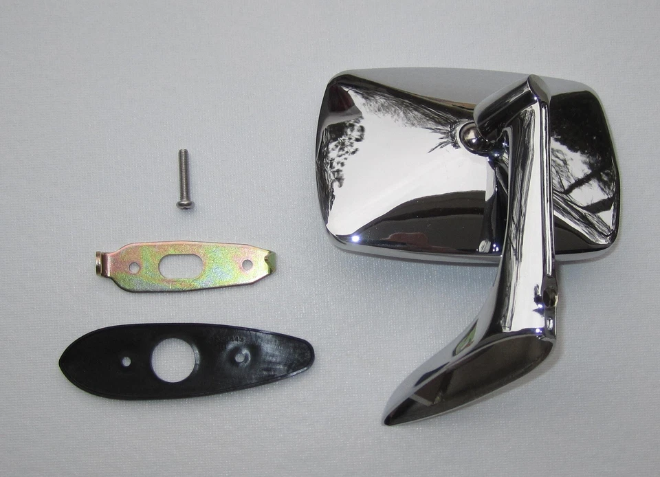 Espejo retrovisor exterior Buick RH 1968-1969 - lado del pasajero. Se adapta a TODOS los modelos Foto 2 de 2