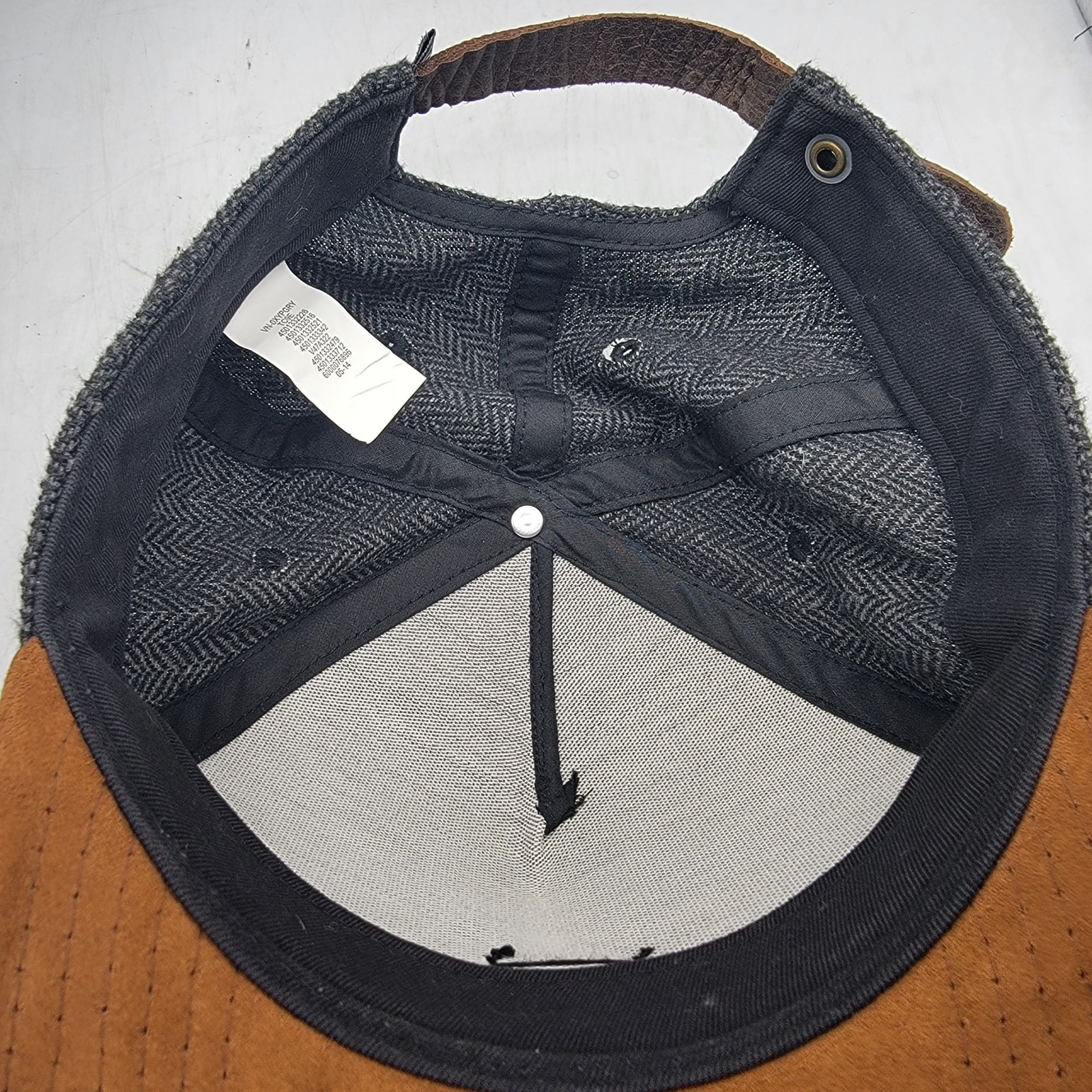 Vans Gray Brown Adjustable Hat Cap Skateboarding … - image 7