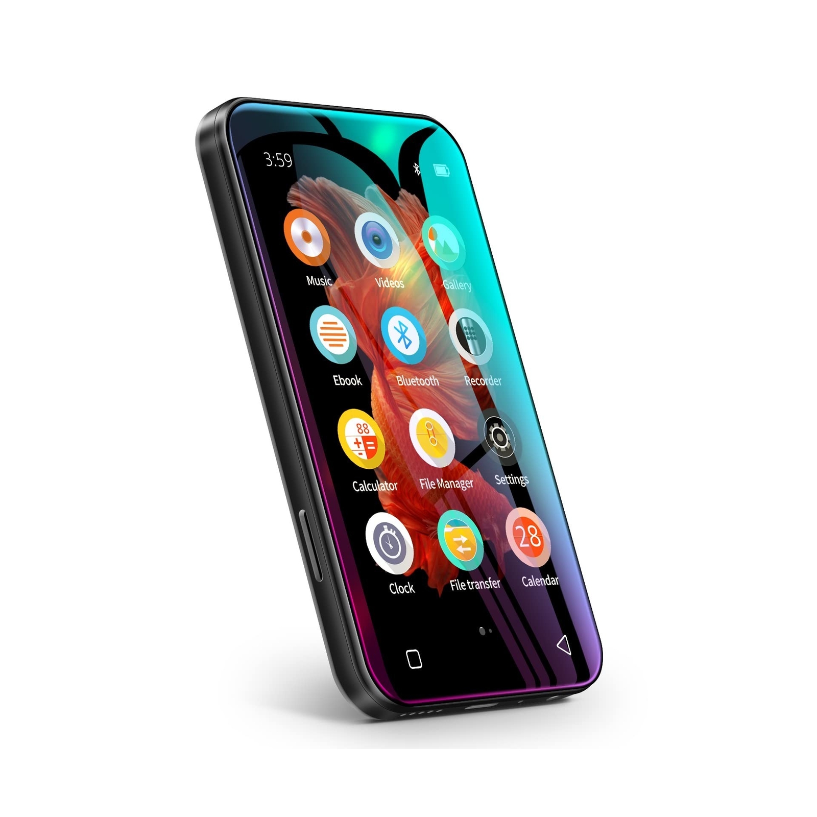 With Bluetooth, 4.0" Full Touchscreen Mp4 Mp3 Player With ..