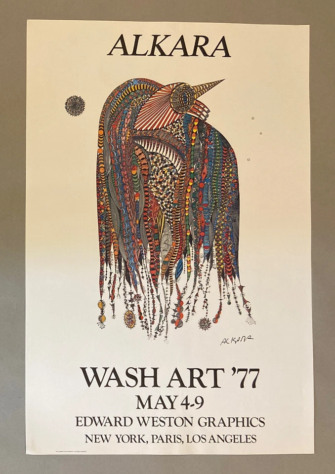 Vintage Poster: Wash Art’77 Edward Weston Graphics (24x36 Inches) - Image 4 of 4