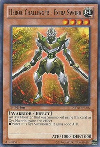 Heroic Challenger - Extra Sword - ABYR-EN008 - Common - 1st Edition x3 - Near Mi