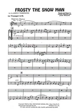 Frosty the Snowman Big Band Christmas Chart Sheet Music