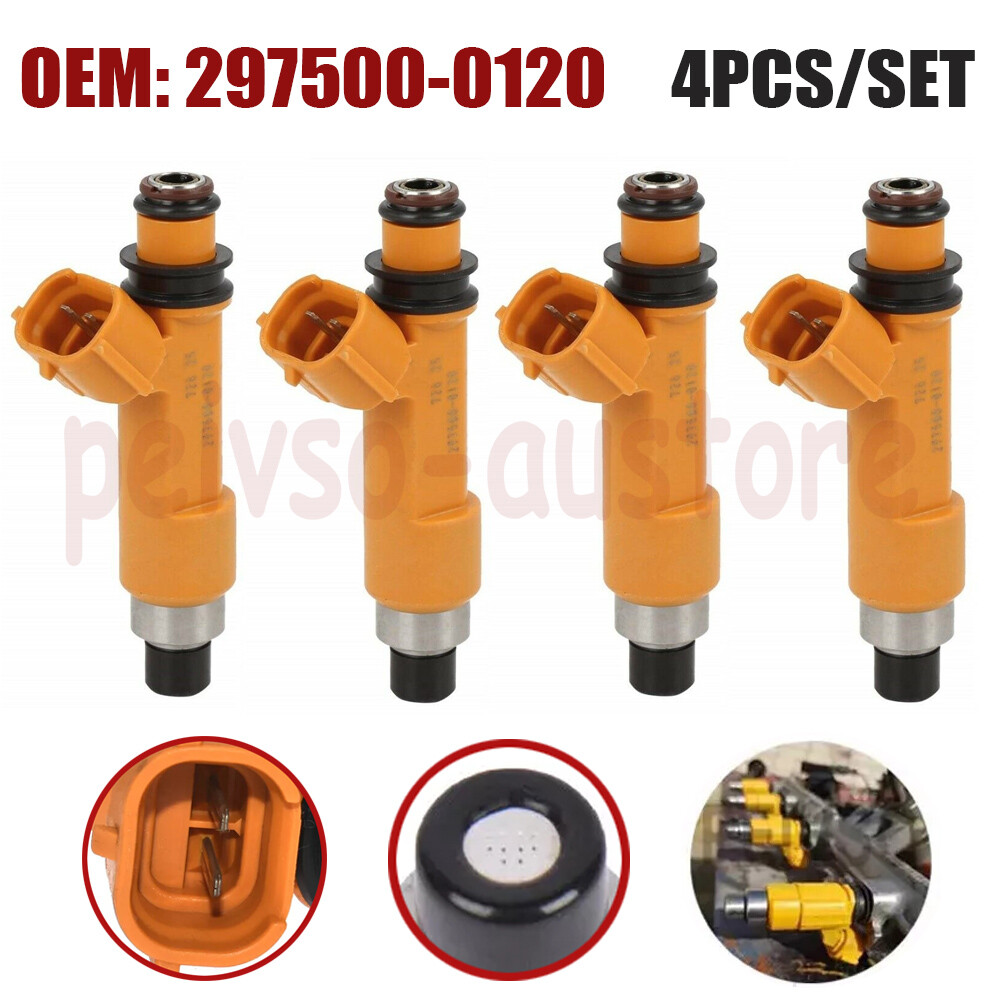 4X Fuel Injectors 297500-0120 Suitable For Suzuki Swift 1.3 1.5