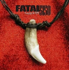 Spartan Leonidas Largest Wolf Fang Necklace Pendant Cast in Resin (2"+ long!) 