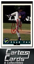 Chad Fox 1992 Classic Draft Picks #100 Cincinnati Reds TTM/IP Signed Autographed