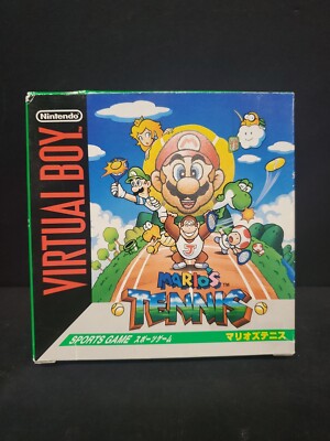Mario's Tennis Nintendo Virtual Boy Japanese COMPLETE 1995 VUE-P