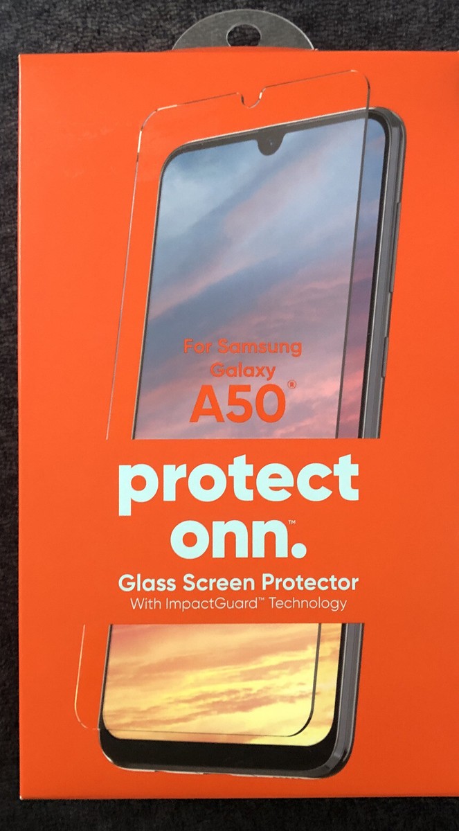 ONN Glass Screen Protector With ImpactGuard for Samsung Galaxy A50