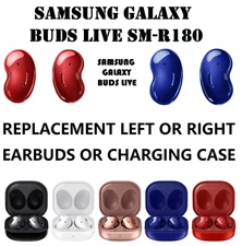 OEM Samsung Galaxy Buds Live R180 Headphones Left & Right & Case Replacements