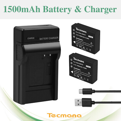 Norifon CGA-S007 USB-oplader voor Panasonic DMC-TZ11, DMC-TZ15, DMC-TZ4, DMC -TZ5, Lumix DMC-TZ1, DMC-TZ2, DMC-TZ3, DMC-TZ4K, DMC-TZ4S, DMC-TZ50 Camera en Meer