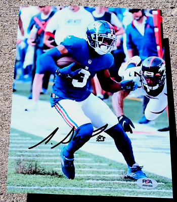 STERLING SHEPARD Giants SIGNED 8x10 Photo PSA/DNA NEW YORK