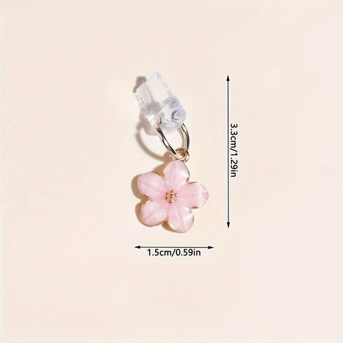 Sakura Flowers Phone Dust Plug Accessories Decoration Hanging Pendant - Zdjęcie 3 z 8