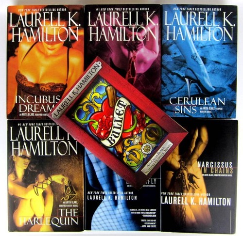 7 x Anita Blake Vampire Hunter Book Bundle by Laurell K Hamilton Hardcover Lot - Picture 2 of 7