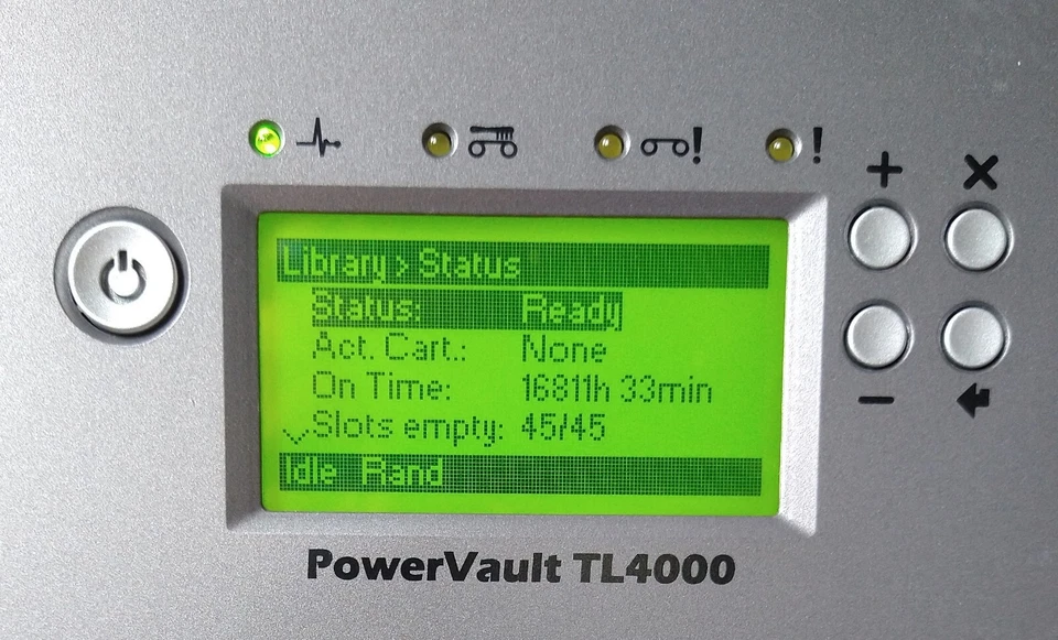 Dell PowerVault TL4000 48 Slot dual PSU Tape Library 2 x LTO 6 HH FC tape drives - Image 4 of 4