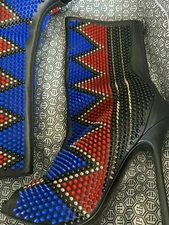 Philipp Plein Talons Hauts Bottes Chaussures Sandales Mules Escarpins Neuf 37