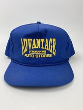 Vintage 1980's Advantage Auto Value Rope Hat Auto Stores Snapback Trucker Cap