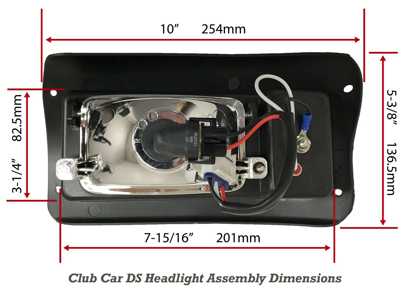 CLUB CAR DS GOLF CART DELUXE STREET LEGAL ALL LED Light Kit 1982-UP