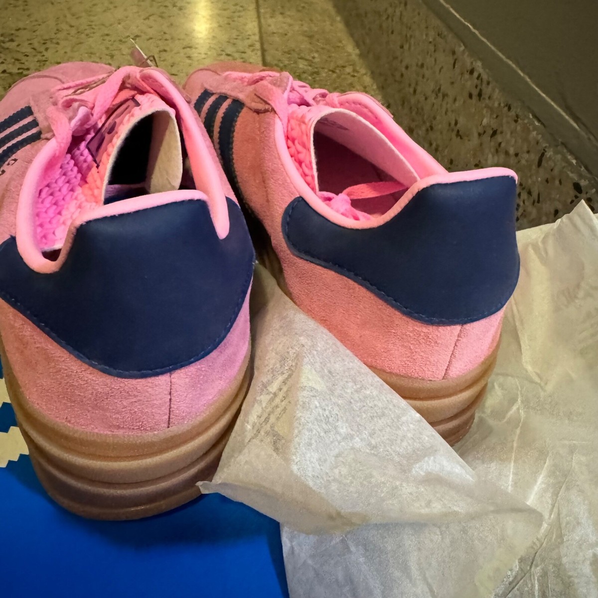 Adidas Women's Gazelle Bold Shoes 'Pink Glow Gum' H06122 6W