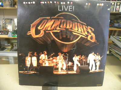 Motown 1977 COMMODORES Live! LP  12'' vinyl M9 894A2 2 record gatefold