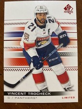 19-20 UD SP Authentic Hockey Red Limited 61 Vincent Trocheck