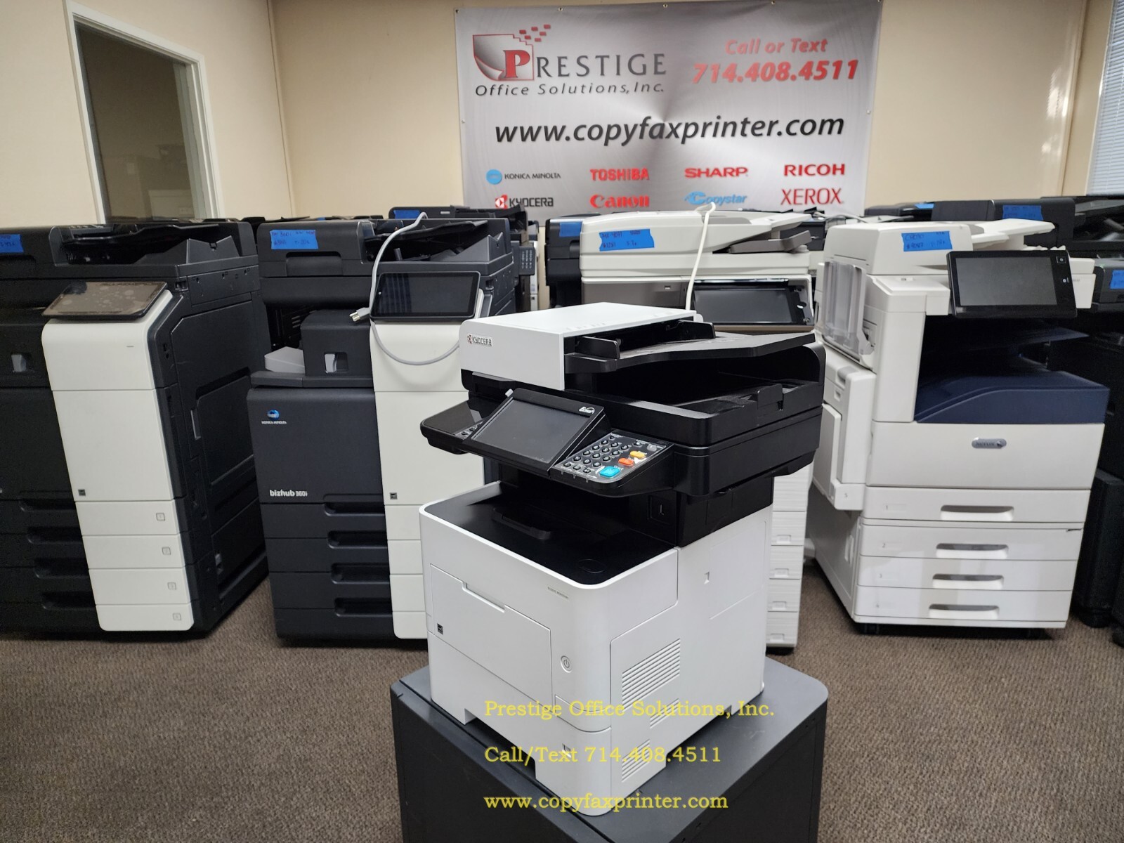 Kyocera Ecosys M3655idn Black and White Copier Printer Scanner Meter