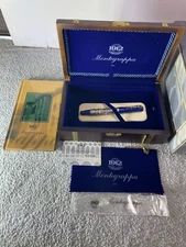 1912 MONTEGRAPPA FOUNTAIN PEN LA SIRENA limited edition complete set 925 18K M