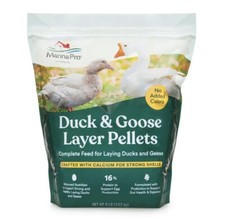 Manna Pro Duck  Goose Layer Pellets 16 Protein Egg Production Probiotics 8 lbs