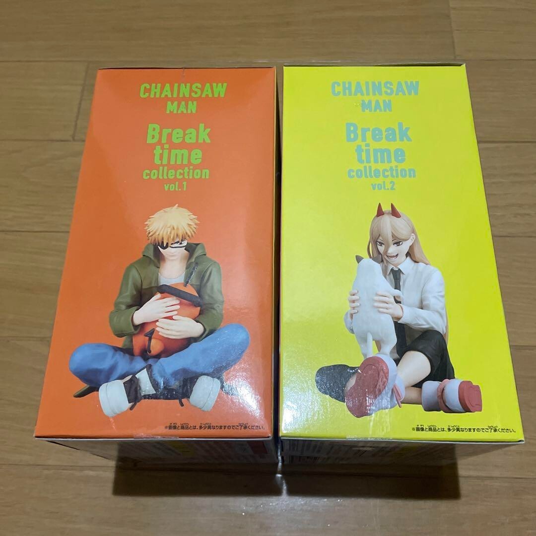 Chainsaw Man break time collection vol.1.2 Figure Denji Power New