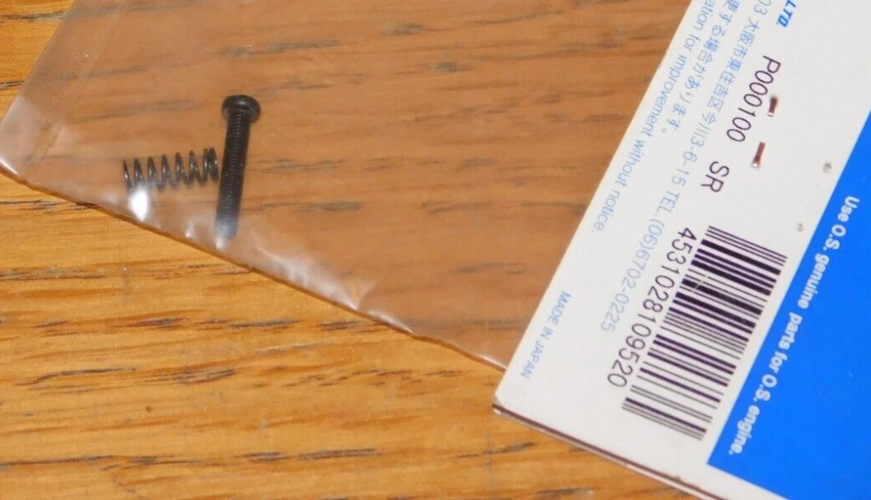 OS O.S ENGINE 24081600 Vis de purge + ressort AIR Bleed Screw 40D RC japan made - Photo 3/4