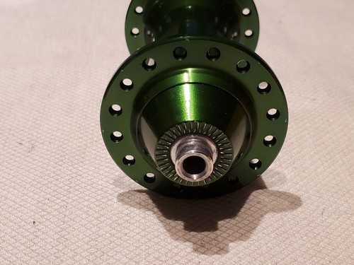 Sehr guter Zustand Ringle Oldtimer Vorderradnabe 32H grün fast unbenutzt - Bild 4 von 6