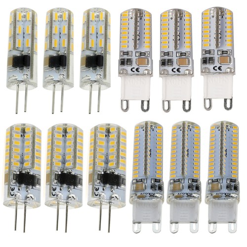5/10/20x Mini G4 G9 Silicone Crystal LED Corn Bulb SpotLight Lamp 12V 110V 220V - Picture 2 of 14