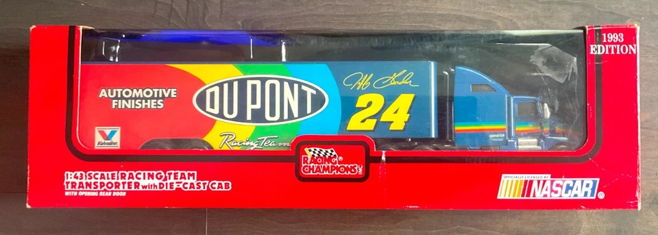 Jeff Gordon - DuPont #24 1993 Racing Team Transporter - ¡Enorme escala 1/43! Foto 2 de 4
