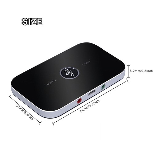Bluetooth 5.0 Adapter Transmitter Empfänger Sender 2in1 TV Kopfhörer Aux Audio - Bild 7 von 7
