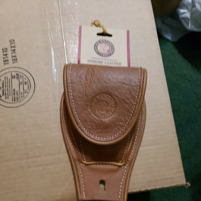 Indian Motorcycle Genuine Leather Tank Pouch Desert Tan for sale