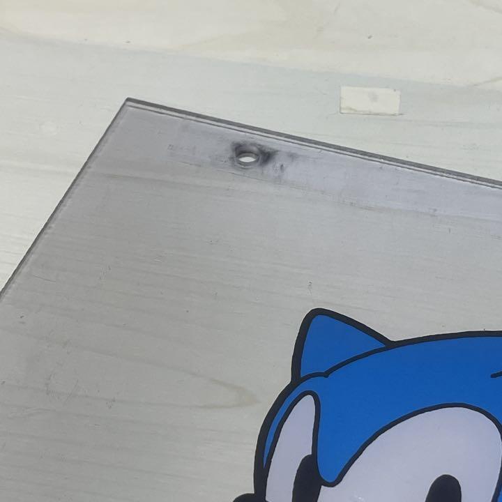 Sonic SEGA NEW UFO Catcher Machine Panel Acrylic used vintage JP