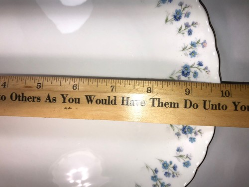 Vintage Royal Albert Memory Lane Round Serving Platter w/Tab Handles - Picture 13 of 14