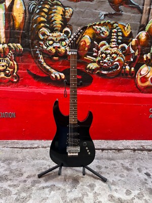 1980's Kramer - Focus 6000 Electric Guitar -Black- Made In Japan