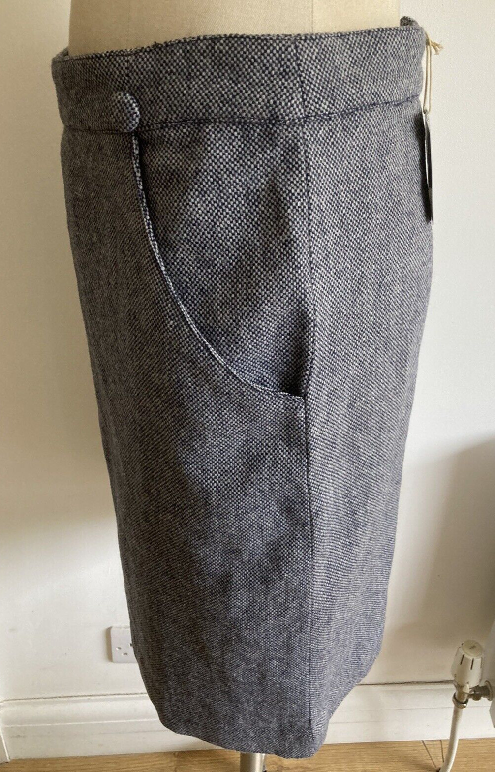 Seasalt De Luxe Wool Blend "Hawkins" Skirt, Size 10 UK, BNWT 3
