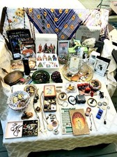 Vintage - Now Junk Drawer Mix Lot Trinkets Decor Pins Miscellaneous Collectibles