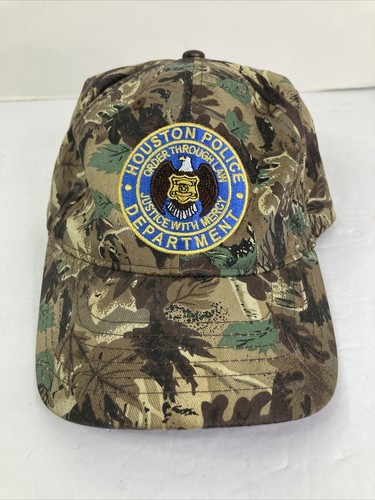 Baseballmütze Kappe Houston Police Department Camouflage verstellbar Einheitsgröße