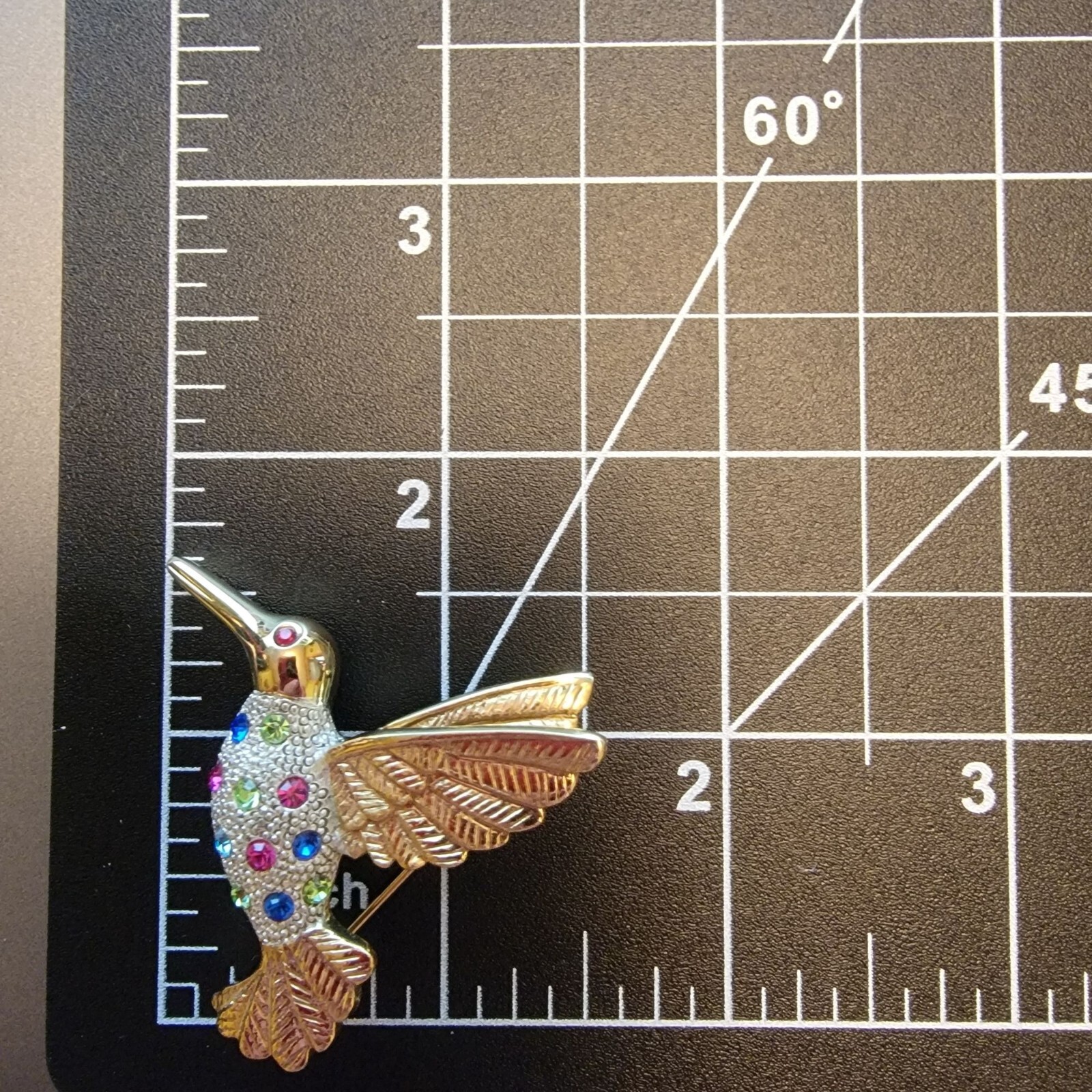 Premier Designs Multi-Colored Rhinestone Gold Ton… - image 3