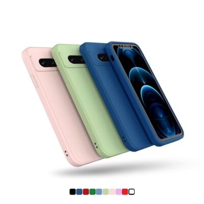 Handyhülle Flüssigsilikon voll weich matt für Google Pixel 8 7 10 Pro 9A