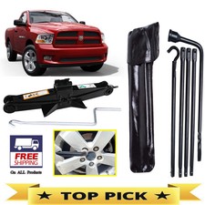 Fit Dodge Ram 1500 02-15 Spare Tire Lug Wrench Tool With 2 Tonne Scissor jack