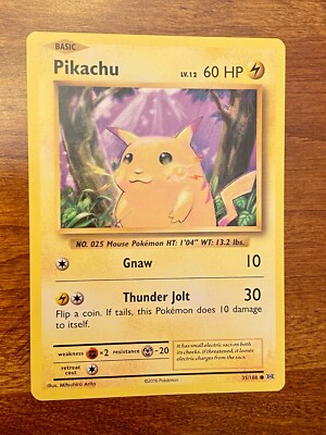 35 108 pokemon card value Amazon.com: Pokemon - Pikachu (35/108)