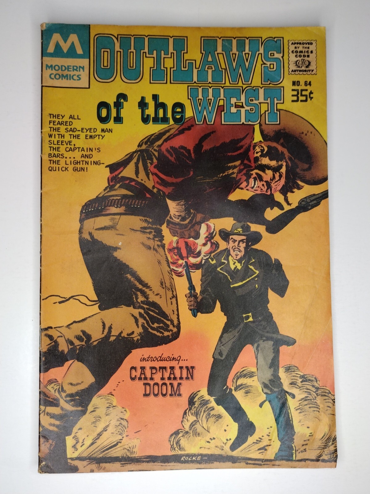 Outlaws of the West #64 1967, 1ST APPEARANCE CAPTAIN DOOM