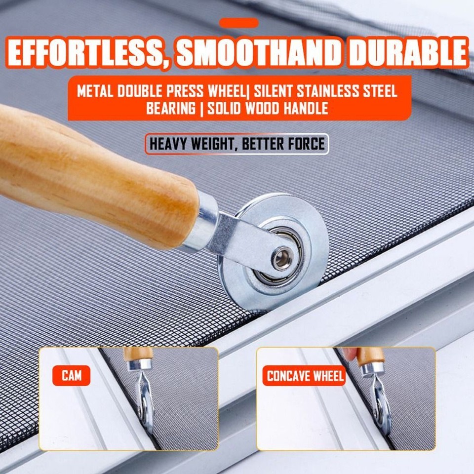 Hand Tool Window Screening Installation Tools Gauge Pressing Wheel Door ...