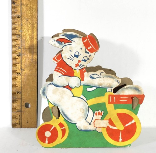 Vintage Karton Osterhase Bonboniere G.M.CO gestanzt (um 1940) - Bild 7 von 7