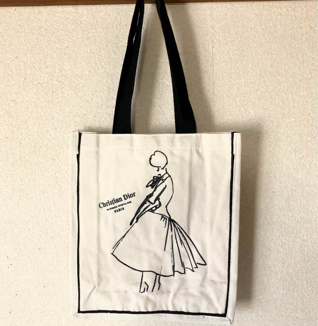 Christian Dior V&A Tote Bag London Museum limited White Novelty 