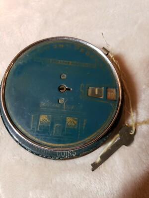 Vintage Add O Bank Coin Bank Carolina Life Insurance Co. Has Key
