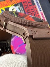 Hublot Big Bang 44mm Chocolate Ceramic Chronograph 301.CC.3190.RC Full Set 12